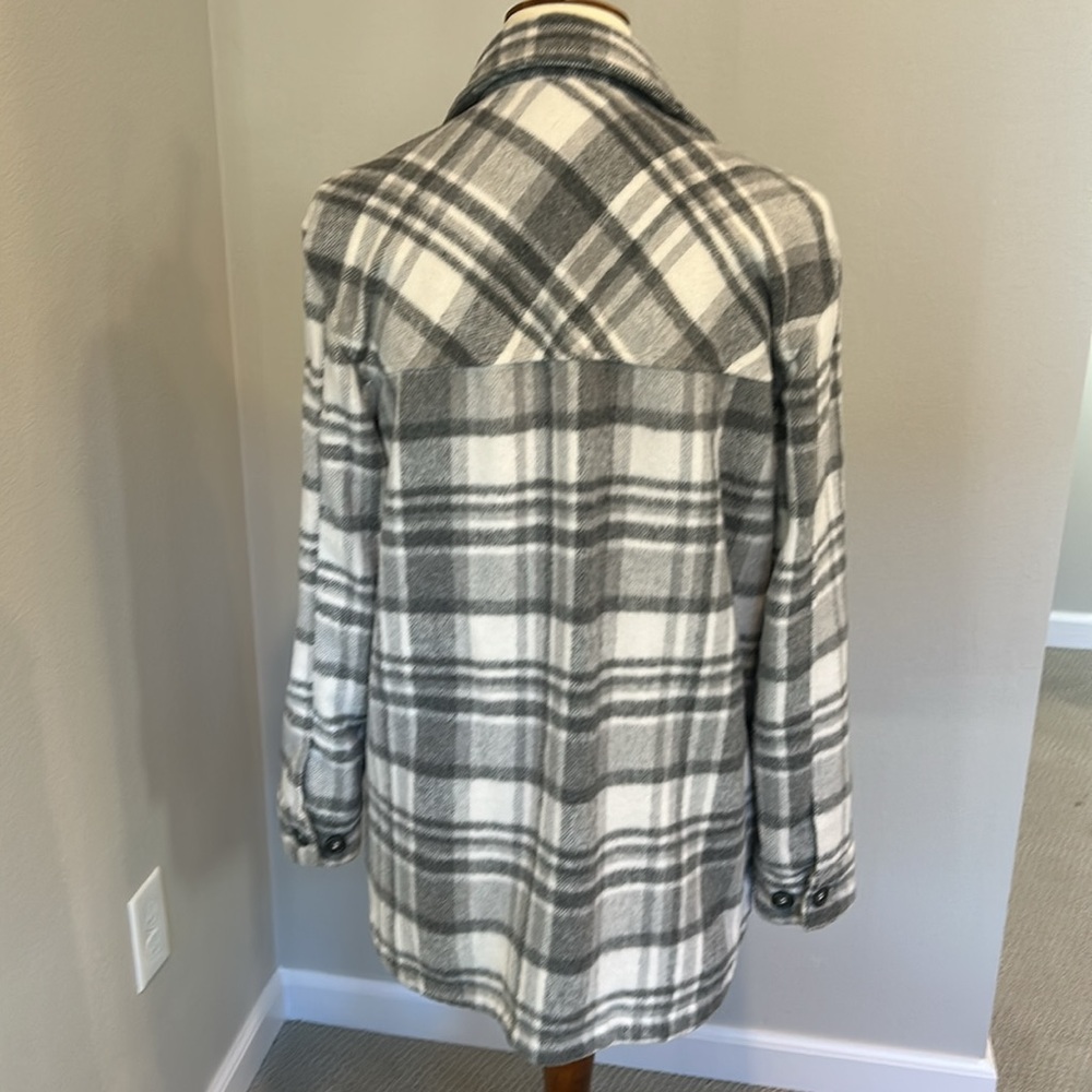 Thread & Supply Gray Plaid Jacket - image 4